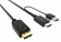 Картинка Кабель аудио-видео Buro HDMI (m)/DisplayPort (m) 2м. Позолоченные контакты черный (HDMI-DP-2M) от магазина РЭССИ Кабель аудио-видео Buro HDMI (m)/DisplayPort (m) 2м. Позолоченные контакты черный (HDMI-DP-2M) от магазина РЭССИ