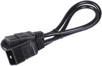 Шнур питания ITK PC-C19C20-3M C19-C20 проводник.:3x1.5мм2 3м 230В 16А черный от магазина РЭССИ