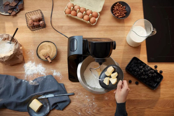 Кухонная машина Bosch MUM59N26CB планетар.вращ. 1000Вт черный от магазина РЭССИ