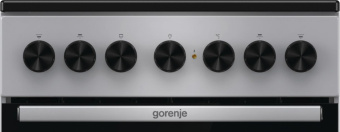 Плита Электрическая Gorenje GEC5B20SG серебристый стеклокерамика (без крышки) от магазина РЭССИ