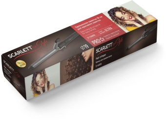 Щипцы Scarlett SC-HS60010 40Вт черный макс.темп.:190С покрытие:керамико-турмалиновое от магазина РЭССИ