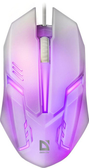 Мышь Defender Cyber MB-560L белый оптическая 1600dpi USB для ноутбука 2but (52561) от магазина РЭССИ