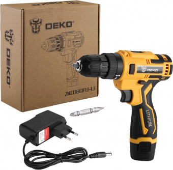 Дрель-шуруповерт Deko ZKCD80FU-Li SET 1 аккум. патрон:быстрозажимной (063-4127) от магазина РЭССИ
