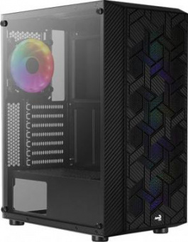 Корпус Aerocool Hive-G-BK-v2 черный без БП ATX 4x120mm 2x140mm 1xUSB2.0 2xUSB3.0 audio bott PSU от магазина РЭССИ