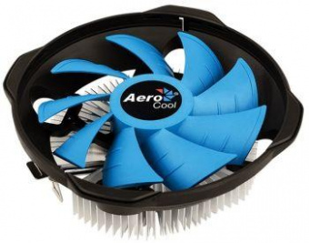 Устройство охлаждения(кулер) Aerocool BAS AUG Soc-AM4/1151/1200 4-pin 15-26dB Al+Cu 125W 361gr Ret от магазина РЭССИ