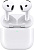 Гарнитура вкладыши Apple A3054,A3058 AirPods 4 белый беспроводные bluetooth в ушной раковине (MXP63CH/A) от магазина РЭССИ
