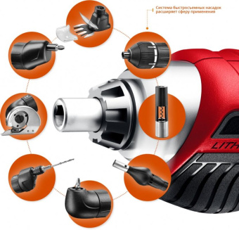 Отвертка аккум. Зубр ЗО-Е-3.6 Ли аккум. патрон:Шестигранник 6.35 мм (1/4) (кейс в комплекте) от магазина РЭССИ