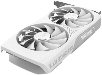 Видеокарта Zotac PCI-E 4.0 RTX 4060 TWIN EDGE OC WHITE ED NVIDIA GeForce RTX 4060 8Gb 128bit GDDR6 2490/17000 HDMIx1 DPx3 HDCP Ret от магазина РЭССИ