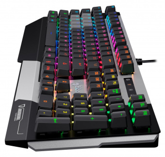 Клавиатура A4Tech Bloody B865R механическая серый/черный USB for gamer LED от магазина РЭССИ