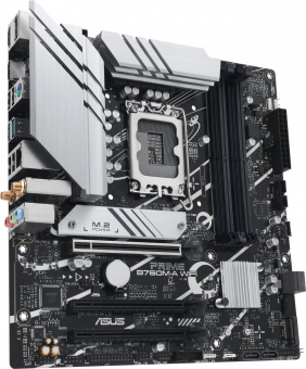 Материнская плата Asus PRIME B760M-A WIFI Soc-1700 Intel B760 4xDDR5 mATX AC`97 8ch(7.1) 2.5Gg RAID+HDMI+DP от магазина РЭССИ