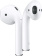 Картинка Гарнитура вкладыши Apple AirPods 2 A2032,A2031,A1602 белый беспроводные bluetooth в ушной раковине (MV7N2CH/A) от магазина РЭССИ Гарнитура вкладыши Apple AirPods 2 A2032,A2031,A1602 белый беспроводные bluetooth в ушной раковине (MV7N2CH/A) от магазина РЭССИ