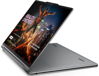 Ноутбук Lenovo Yoga 9 14IMH9 Core Ultra 7 155H 32Gb SSD1Tb Intel Arc 14" OLED Touch 4K (3840x2400) Windows 11 Home grey WiFi BT Cam Bag (83AC005ERK) от магазина РЭССИ