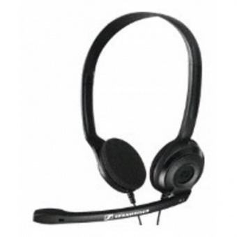 Наушники с микрофоном Sennheiser PC 3 CHAT черный 2м накладные оголовье от магазина РЭССИ