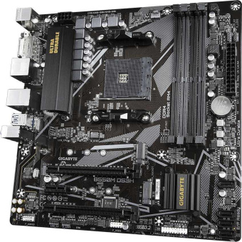 Материнская плата Gigabyte B550M DS3H Soc-AM4 AMD B550 4xDDR4 mATX AC`97 8ch(7.1) GbLAN RAID+DVI+HDMI от магазина РЭССИ