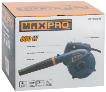 Воздуходувка-пылесос Max-Pro MPPB600V1 600Вт пит.:от сети синий от магазина РЭССИ