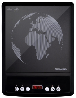 Плита Индукционная SunWind SCI-0501 черный стеклокерамика (настольная) от магазина РЭССИ