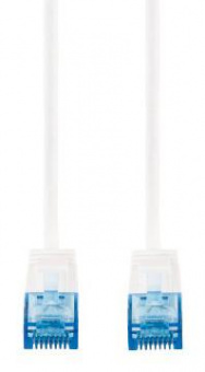 Патч-корд Hama Slim-Flexible UTP 4 пары cat6 1.5м белый RJ-45 (m)-RJ-45 (m) от магазина РЭССИ