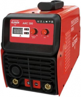 Сварочный аппарат Elitech АИС 300 инвертор MMA DC/TIG DC 11кВт от магазина РЭССИ