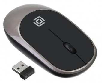 Мышь Оклик 535MW черный/серый оптическая (1000dpi) беспроводная USB для ноутбука (3but) от магазина РЭССИ