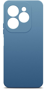 Чехол (клип-кейс) BoraSCO для Infinix Hot 40i/Smart 8/8 Plus/8 Pro Silicone Case 72661 синий от магазина РЭССИ