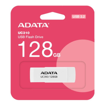 Флеш Диск A-Data 128GB UC310 UC310-128G-RWH USB3.2 белый от магазина РЭССИ
