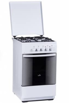 Плита Комбинированная Flama RK 23-101 W белый реш.сталь от магазина РЭССИ