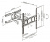 Кронштейн для телевизора Ultramounts UM908 черный 32"-75" макс.40кг настенный поворотно-выдвижной и наклонный от магазина РЭССИ