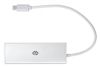 Разветвитель USB-C Digma HUB-4U3.0-UC-S 4порт. серебристый от магазина РЭССИ