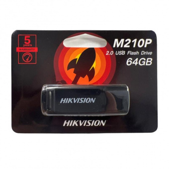 Флеш Диск Hikvision 64Gb HS-USB-M210P/64G USB2.0 черный от магазина РЭССИ