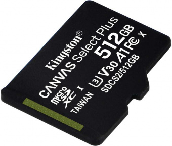 Флеш карта microSDXC 512Gb Kingston SDCS2/512GBSP Canvas Select Plus w/o adapter от магазина РЭССИ
