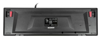 Клавиатура A4Tech Bloody B3370R черный USB Multimedia for gamer LED (подставка для запястий) от магазина РЭССИ