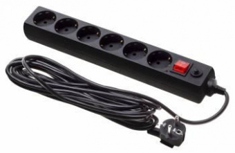 Сетевой фильтр Buro 600SH-16-5-B 5м (6 розеток) черный (коробка) от магазина РЭССИ
