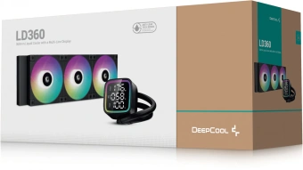 Система водяного охлаждения Deepcool LD360 ARGB Soc-AM5/AM4/1151/1200/1700 черный 4-pin 38.71dB Al 1786gr Ret (R-LD360-BKDMMN-G-1) от магазина РЭССИ