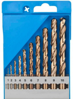Набор сверл Зубр КОБАЛЬТ (29626-H10_Z01) по металлу (10пред.) для дрелей от магазина РЭССИ