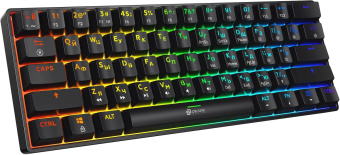 Клавиатура Оклик K713X механическая черный USB Multimedia for gamer LED от магазина РЭССИ