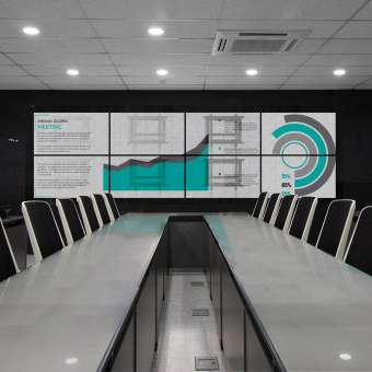 Кронштейн для телевизора Onkron PRO7G черный 32"-70" макс.50кг настенный наклонно-выдвижной от магазина РЭССИ