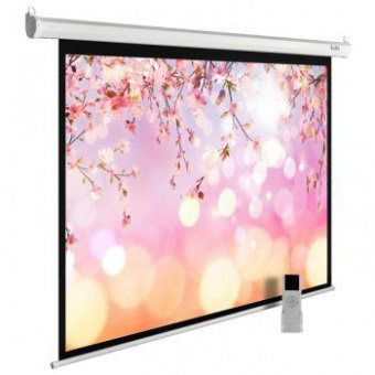 Экран Cactus 220x220см MotoExpert CS-PSME-220x220-WT 1:1 настенно-потолочный рулонный белый (моторизованный привод) от магазина РЭССИ