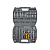 Набор инструмента 1/2 Dr и 1/4 Dr 108 предметов KRAFT KT 700300 от магазина РЭССИ