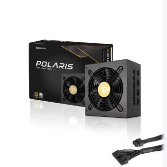 Блок питания Chieftec ATX 750W Polaris PPS-750FC 80+ gold 24pin APFC 120mm fan 8xSATA Cab Manag RTL от магазина РЭССИ
