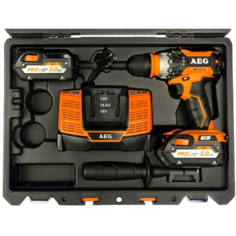 Бесщеточная Дрель AEG акк BSB18CBLLI502C 4935459396 от магазина РЭССИ