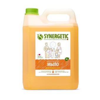 Жидкое мыло Synergetic Фруктовый микс 5 л 4623722258434 105502 от магазина РЭССИ