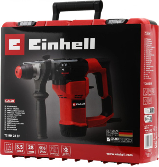 Перфоратор Einhell TC-RH 28 3F патрон:SDS-plus уд.:3.5Дж 950Вт (кейс в комплекте) от магазина РЭССИ