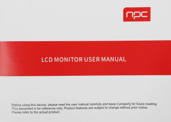 Монитор NPC 27" MF2703 черный IPS LED 5ms 16:9 DVI HDMI M/M матовая 250cd 178гр/178гр 1920x1080 75Hz VGA FHD 4кг от магазина РЭССИ