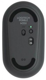 Мышь Logitech M350 темно-серый оптическая (1000dpi) беспроводная BT/Radio USB (2but) от магазина РЭССИ