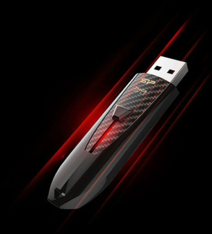 Флеш Диск Silicon Power 256Gb Blaze B25 SP256GBUF3B25V1K USB3.0 черный от магазина РЭССИ