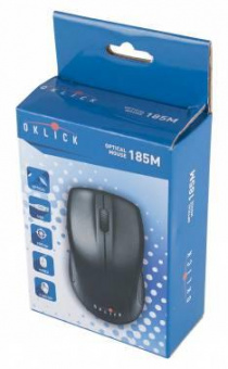 Мышь Оклик 185M черный оптическая (1200dpi) USB (3but) от магазина РЭССИ