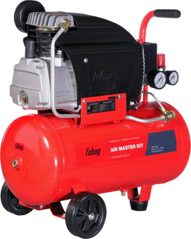 Компрессор поршневой Fubag Air Master Kit 6 масляный 230л/мин 24л 1500Вт красный/черный от магазина РЭССИ