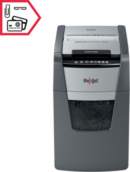 Шредер Rexel Optimum AutoFeed 130M черный с автоподачей (секр.P-5) фрагменты 130лист. 44лтр. скрепки скобы пл.карты от магазина РЭССИ