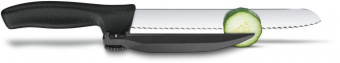 Нож кухонный Victorinox Swissclassic DUX-MESSER (6.8663.21) стальной лезв.210мм черный от магазина РЭССИ