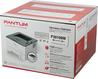 Принтер лазерный Pantum P3010DW A4 Duplex WiFi белый от магазина РЭССИ